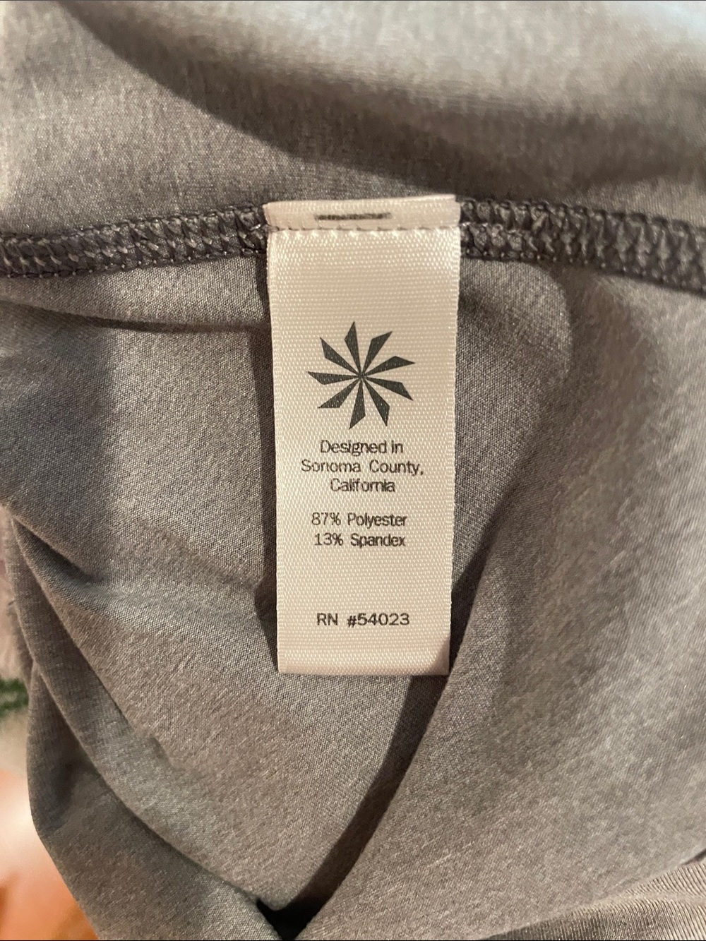 Athleta Gray Racerback Performance Tank - Picture 3 of 4